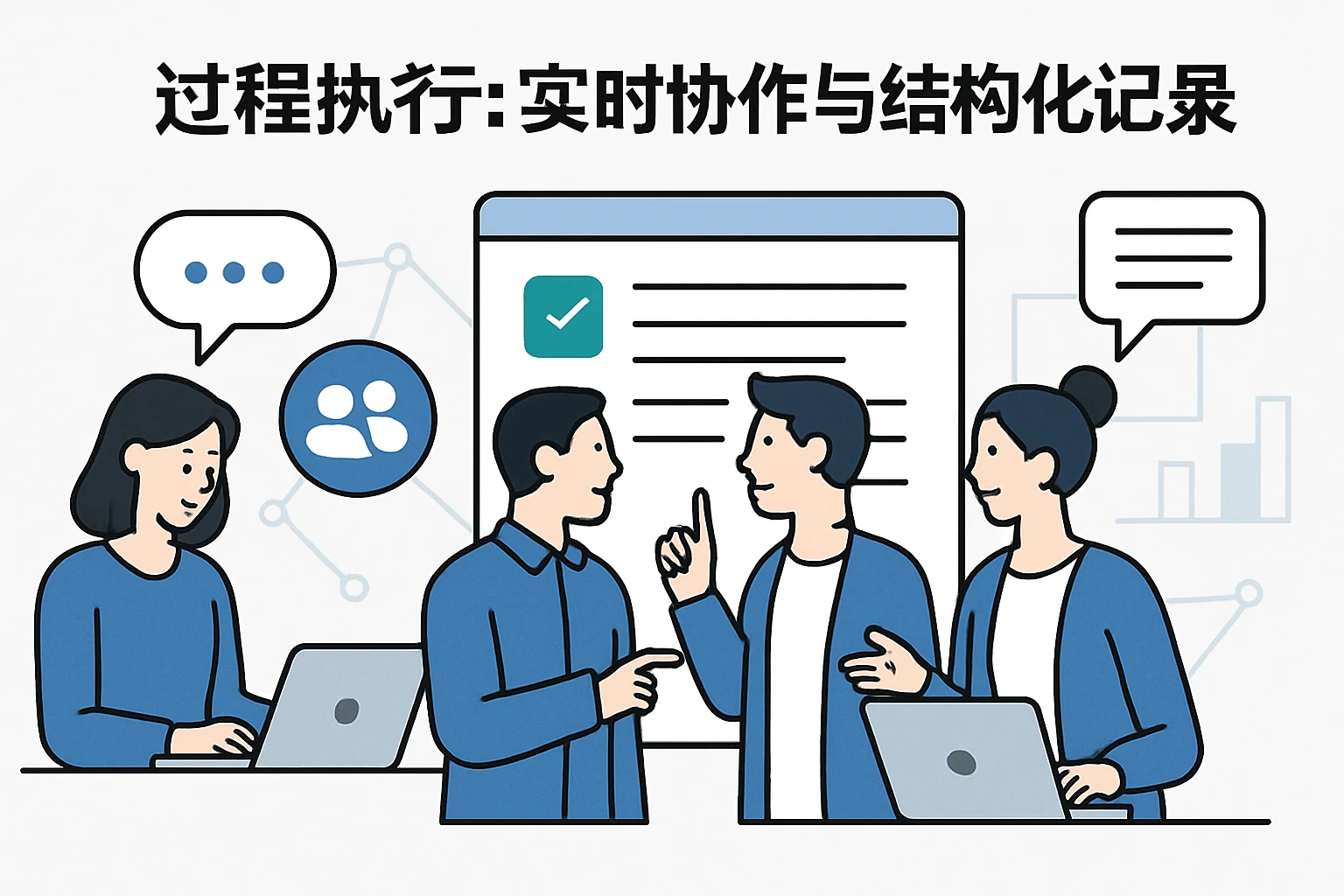2. 过程执行：实时协作与结构化记录