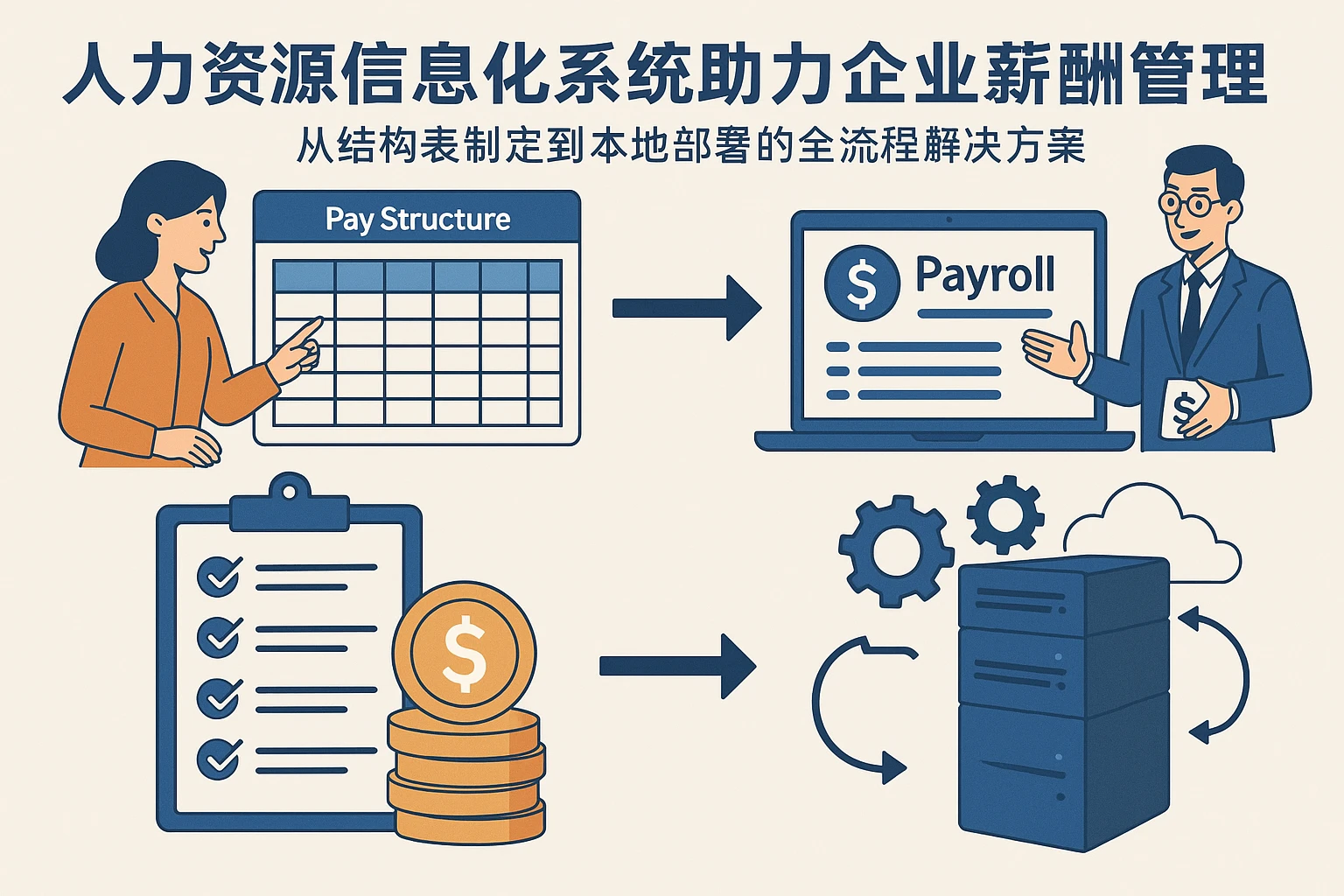 人力资源信息化系统助力企业薪酬管理：从结构表制定到本地部署的全流程解决方案
