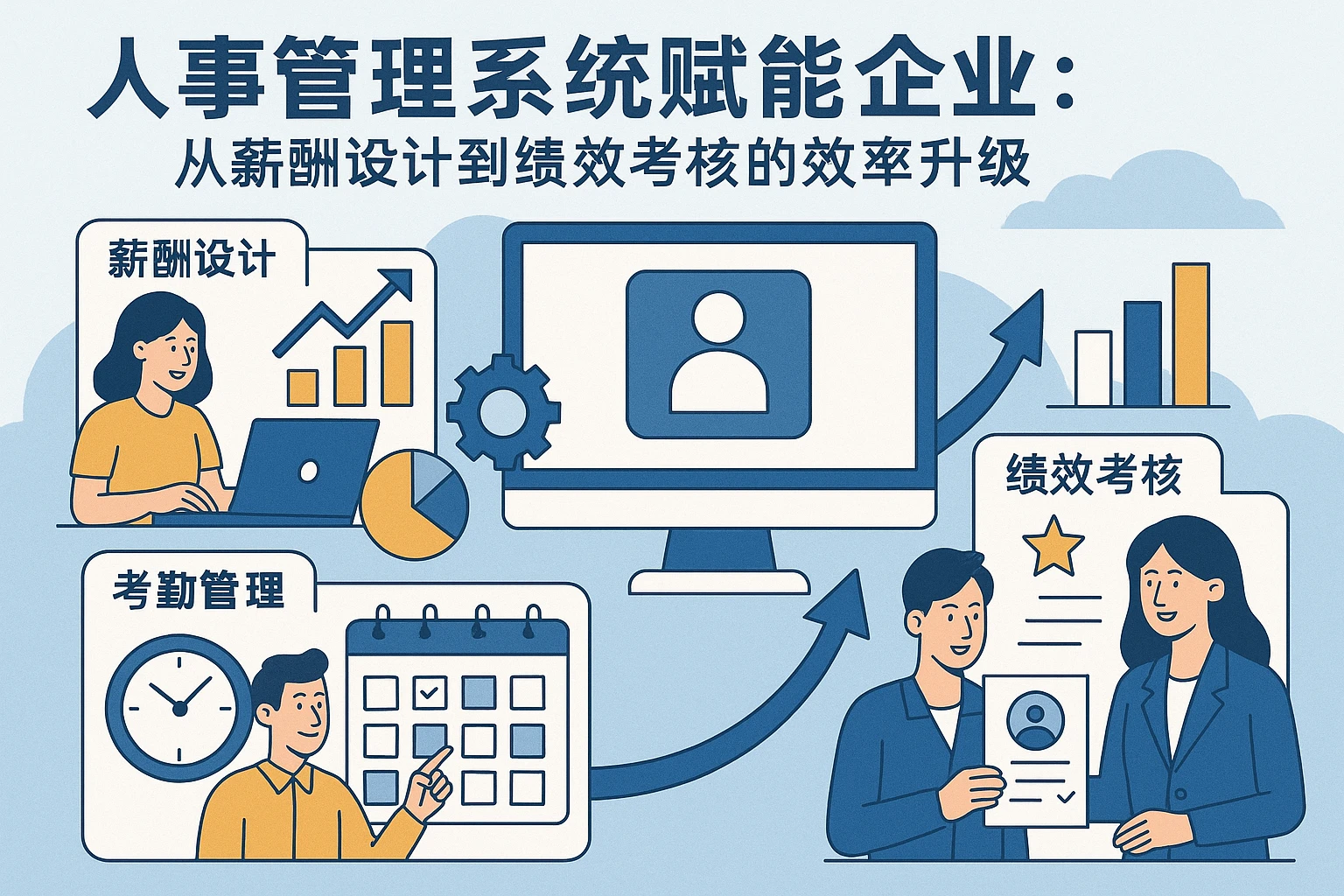 人事管理系统赋能企业：从薪酬设计到绩效考核的效率升级