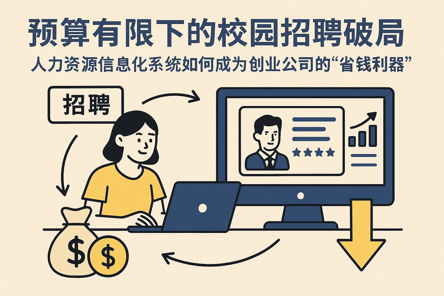 预算有限下的校园招聘破局：人力资源信息化系统如何成为创业公司的「省钱利器」