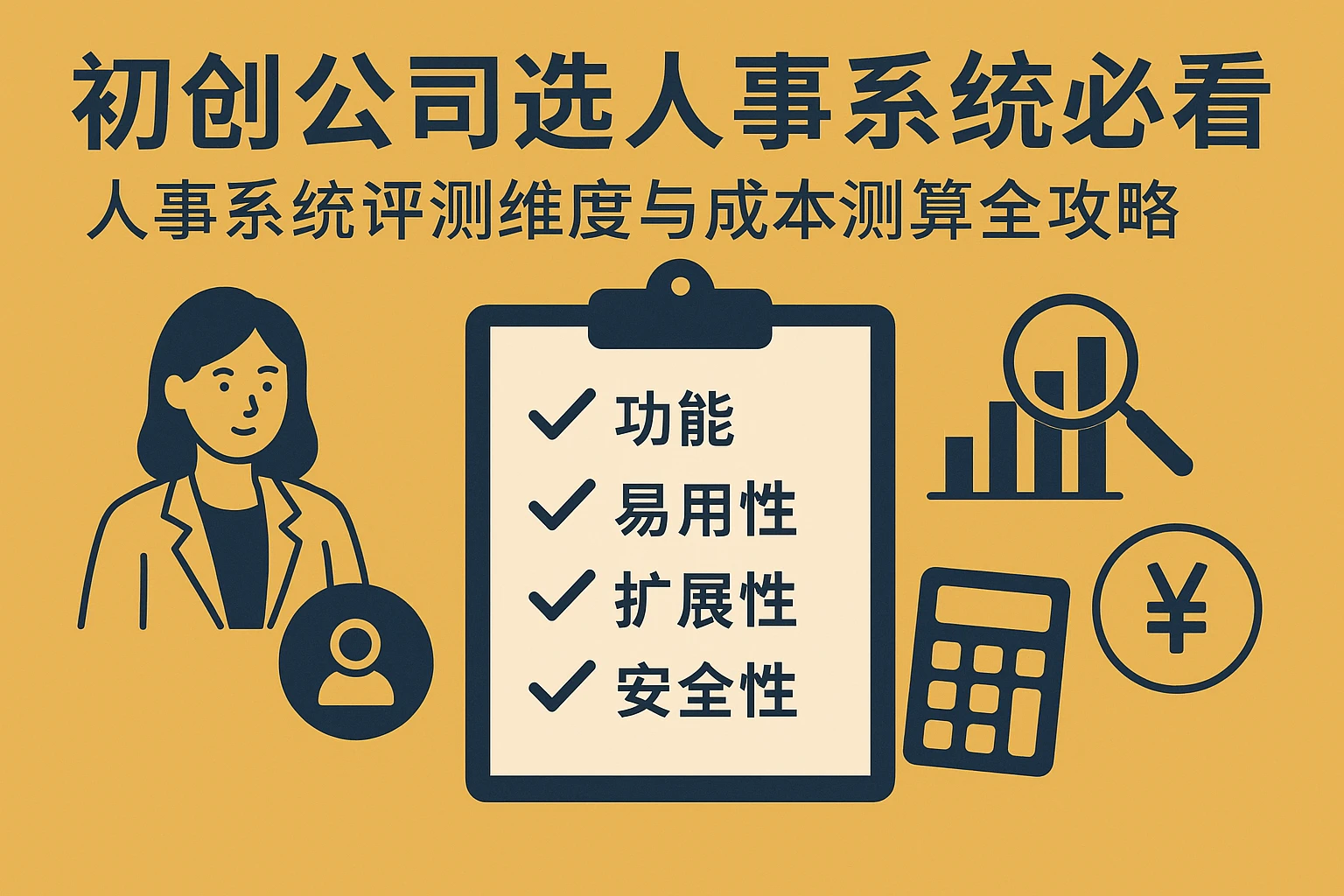 初创公司选人事系统必看：人事系统评测维度与成本测算全攻略