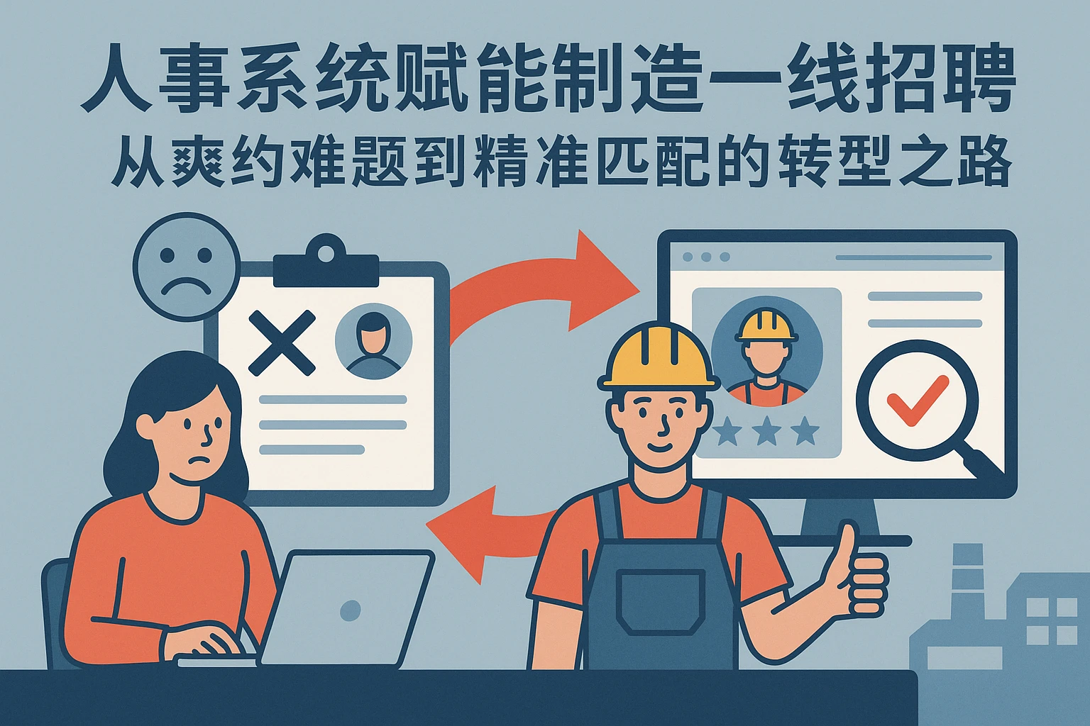人事系统赋能制造业一线招聘：从爽约难题到精准匹配的转型之路