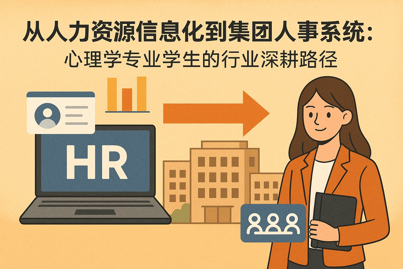 从人力资源信息化到集团人事系统：心理学专业学生的行业深耕路径