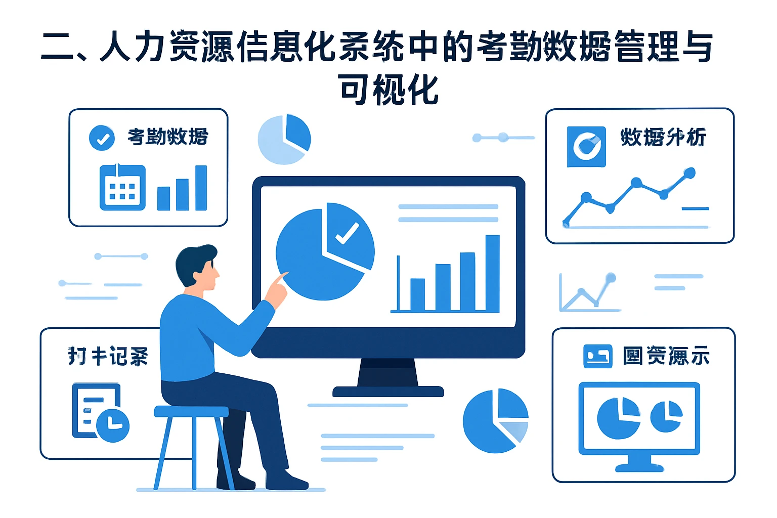 二、人力资源信息化系统中的考勤数据管理与可视化