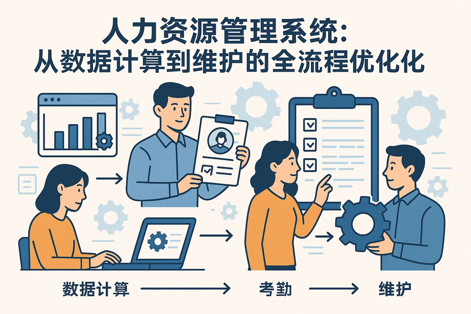 人力资源管理系统：从数据计算到维护的全流程优化