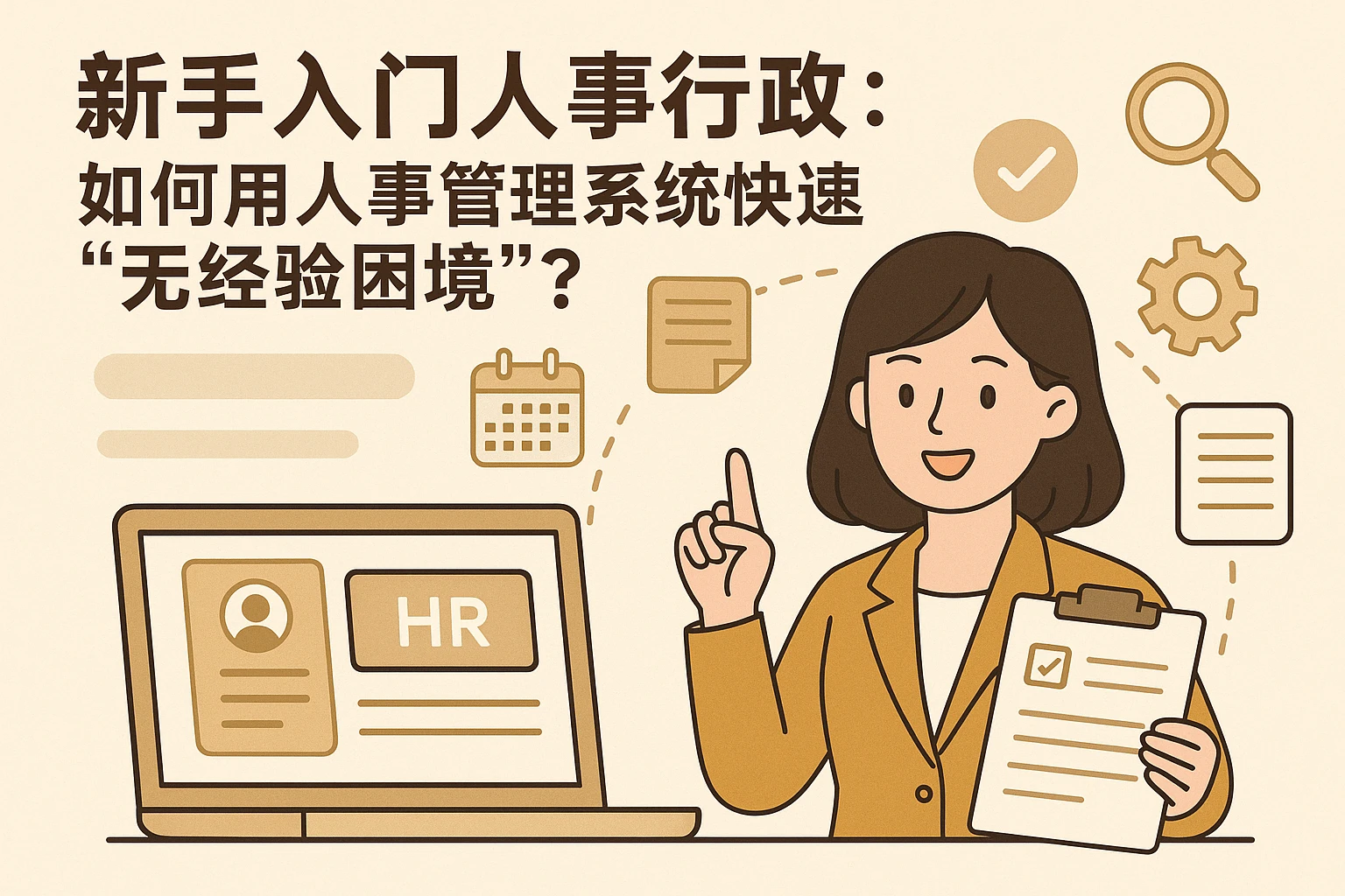 新手入门人事行政：如何用人事管理系统快速破解“无经验困境”？
