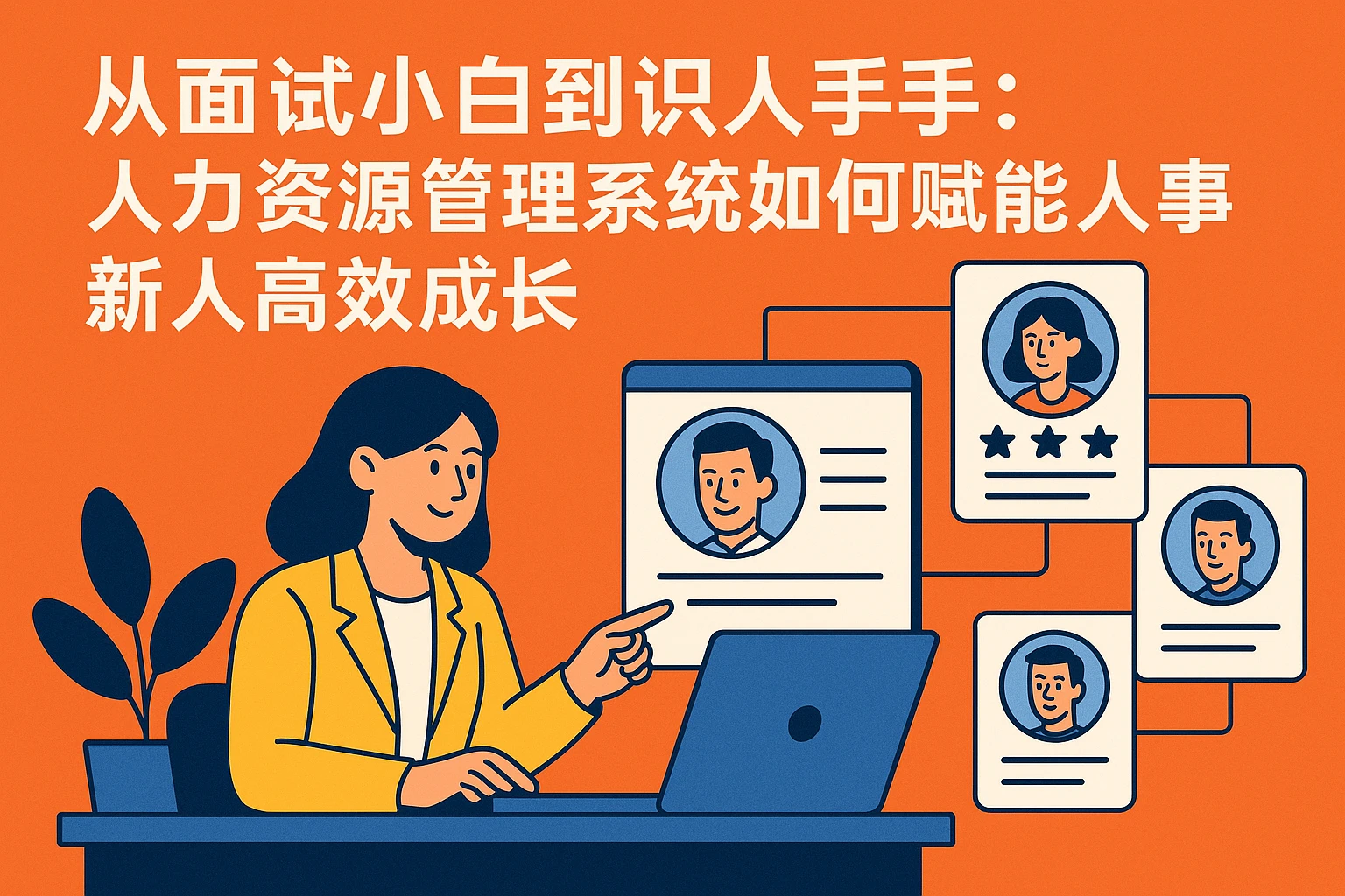 从面试小白到识人高手：人力资源管理系统如何赋能人事新人高效成长