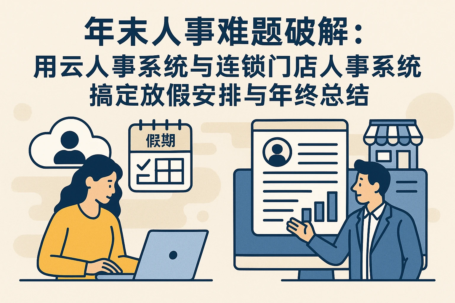 年末人事难题破解：用云人事系统与连锁门店人事系统搞定放假安排与年终总结