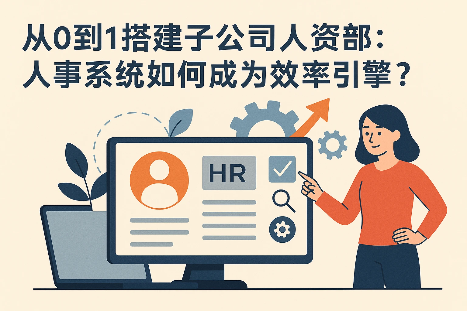 从0到1搭建子公司人资部：人事系统如何成为效率引擎？