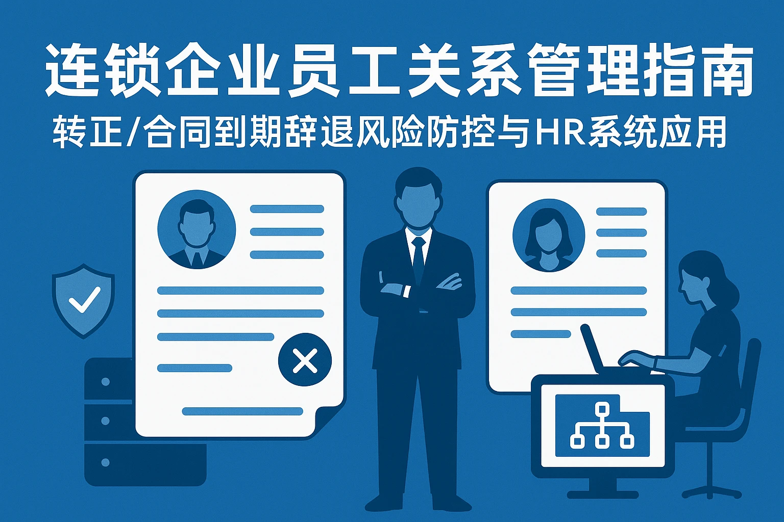 连锁企业员工关系管理指南：转正/合同到期辞退风险防控与HR系统应用