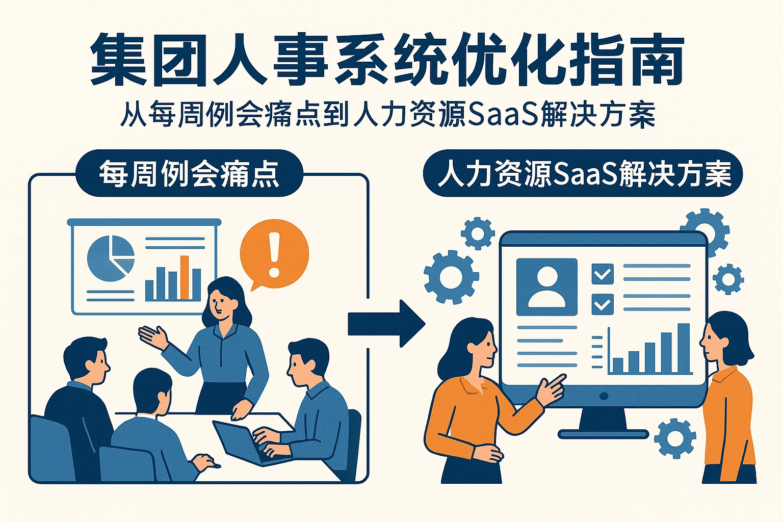 集团人事系统优化指南：从每周例会痛点到人力资源SaaS解决方案
