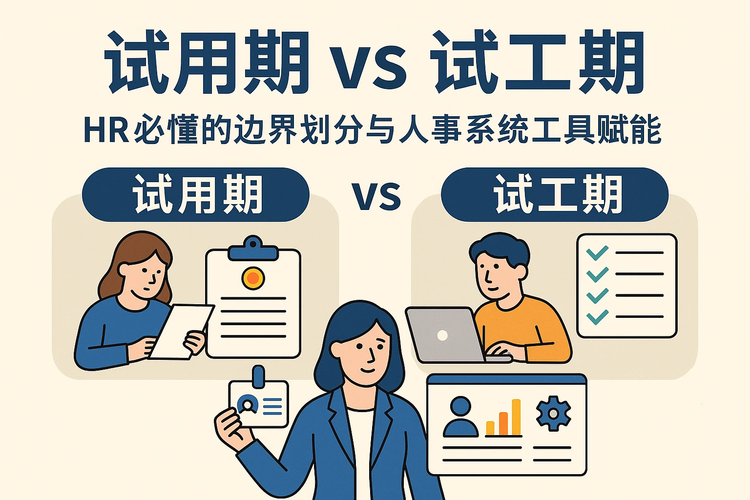 试用期vs试工期：HR必懂的边界划分与人事系统工具赋能
