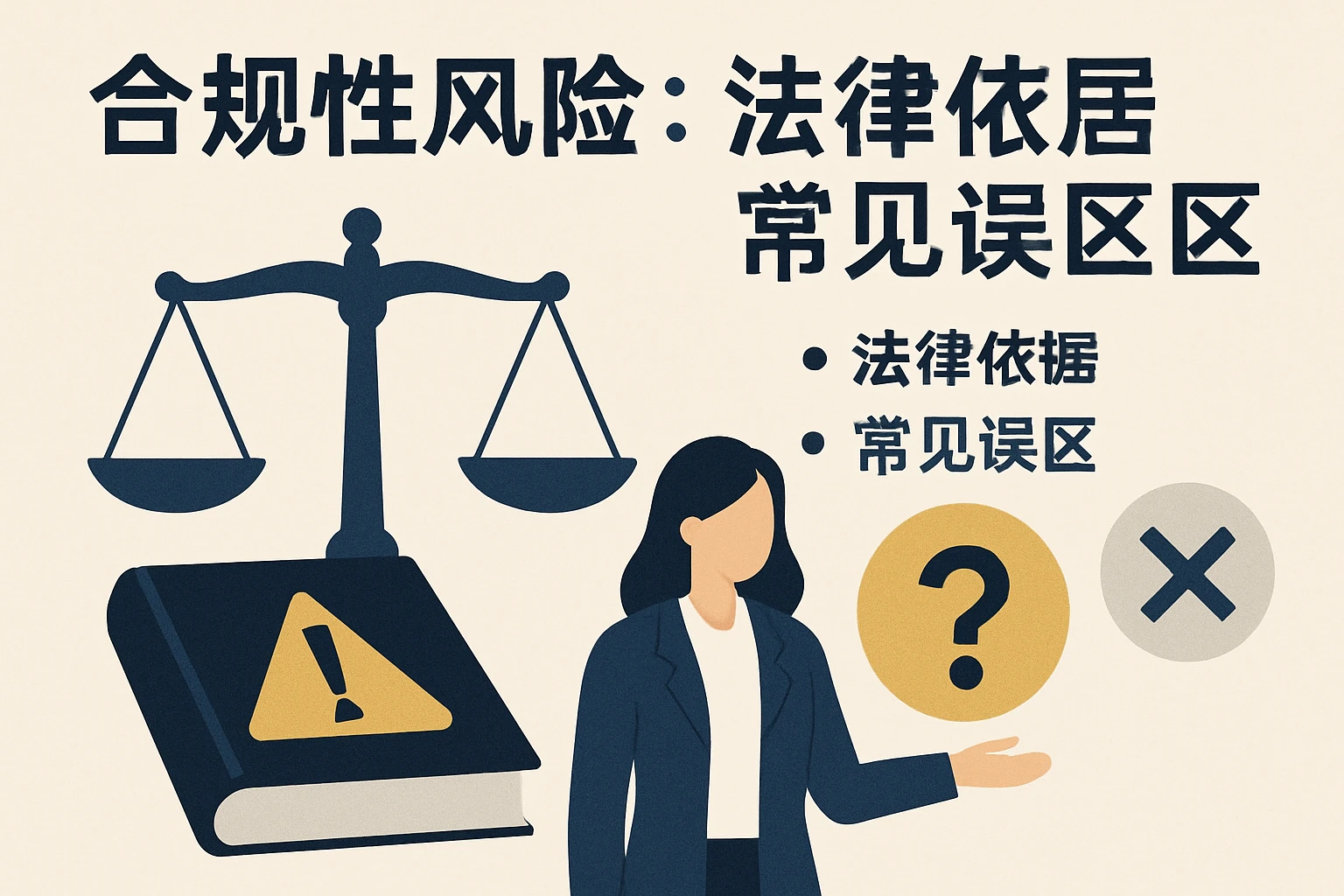 2. 合规性风险：法律依据与常见误区