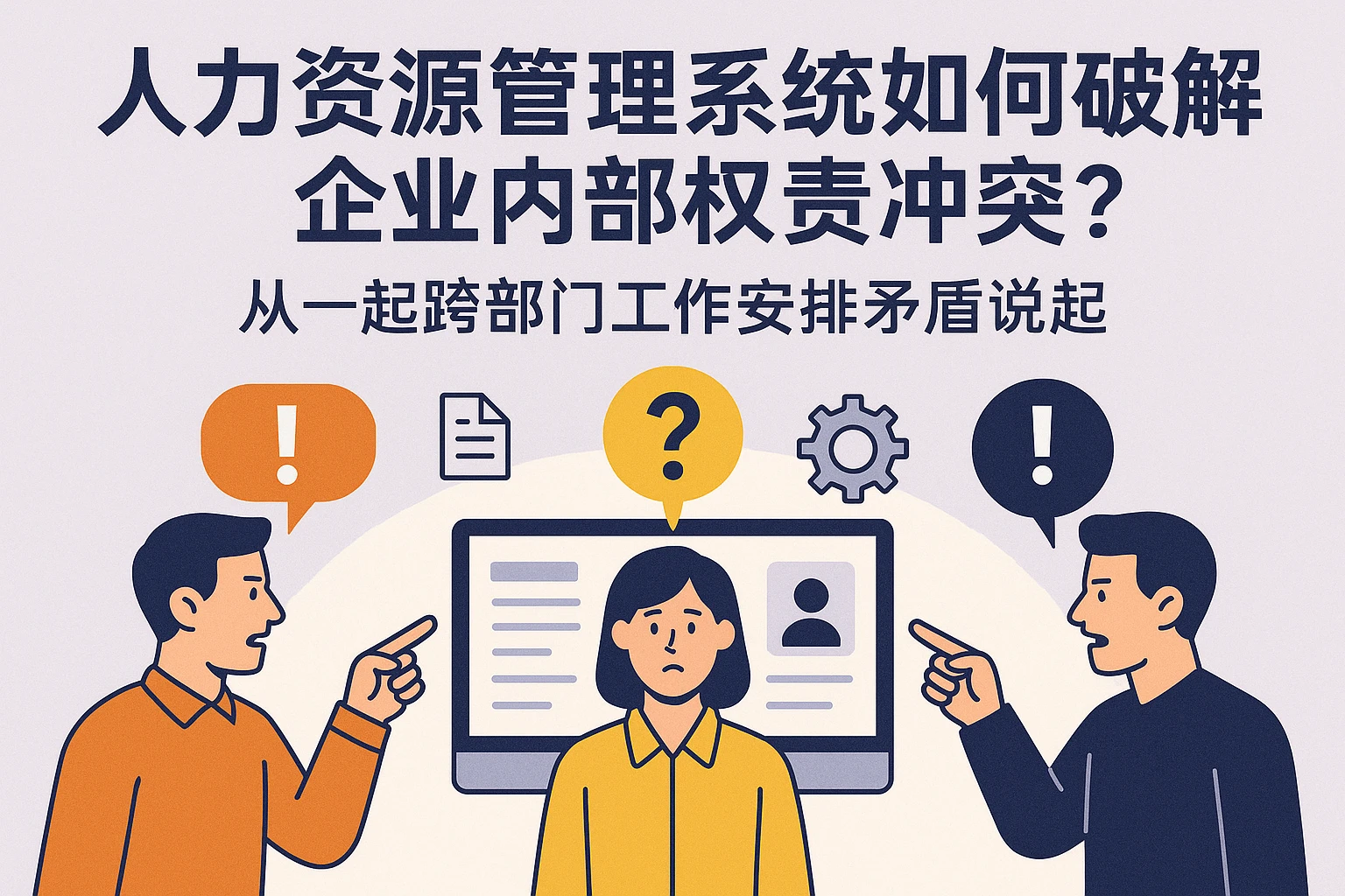 人力资源管理系统如何破解企业内部权责冲突？从一起跨部门工作安排矛盾说起
