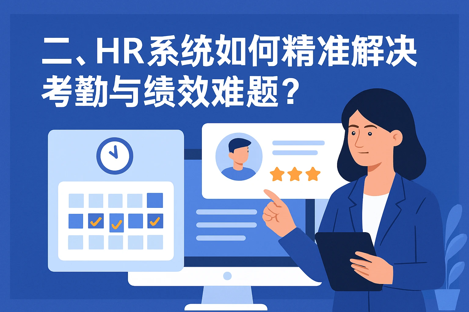 二、HR系统如何精准解决考勤与绩效难题？