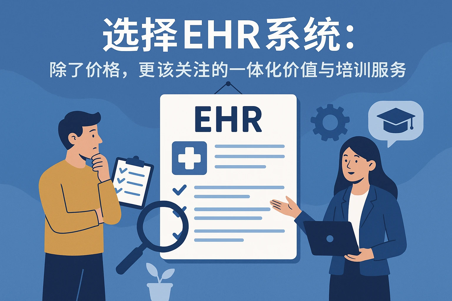 选择EHR系统：除了价格，更该关注的一体化价值与培训服务