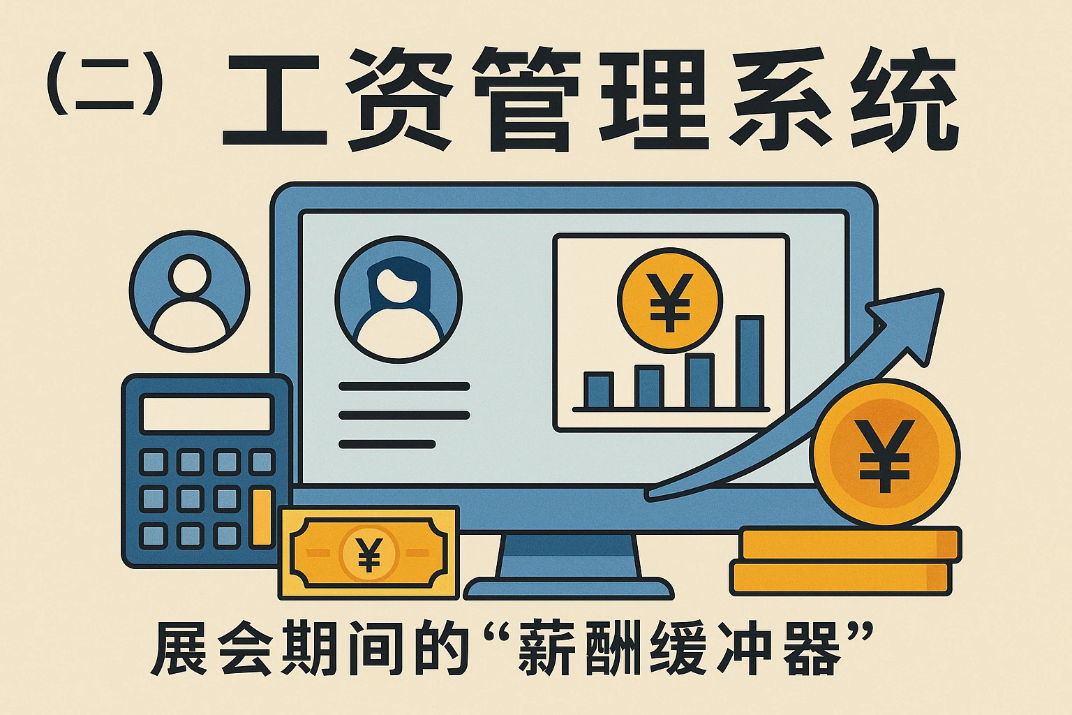 （二）工资管理系统：展会期间的“薪酬缓冲器”