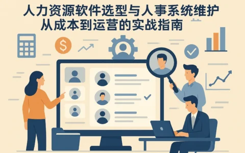 人力资源软件选型与人事系统维护全攻略：从成本到运营的实战指南