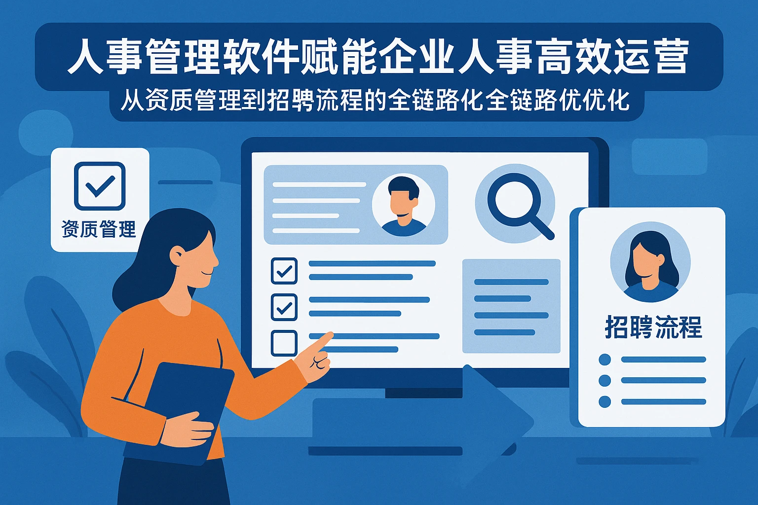 人事管理软件赋能企业人事高效运营：从资质管理到招聘流程的全链路优化
