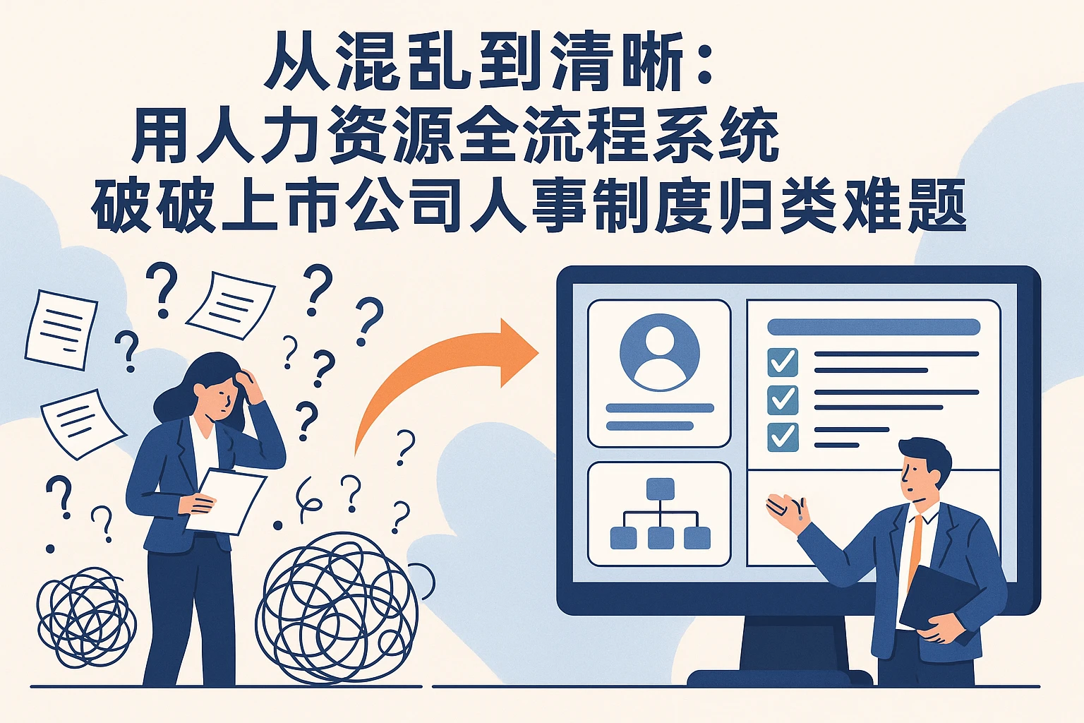 从混乱到清晰：用人力资源全流程系统破解上市公司人事制度归类难题