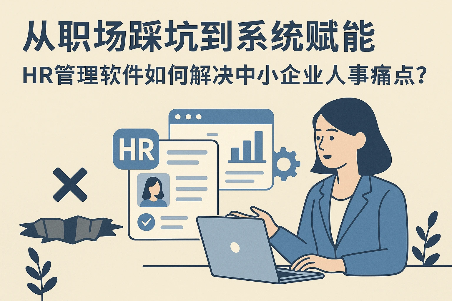 从职场踩坑到系统赋能：HR管理软件如何解决中小企业人事痛点？