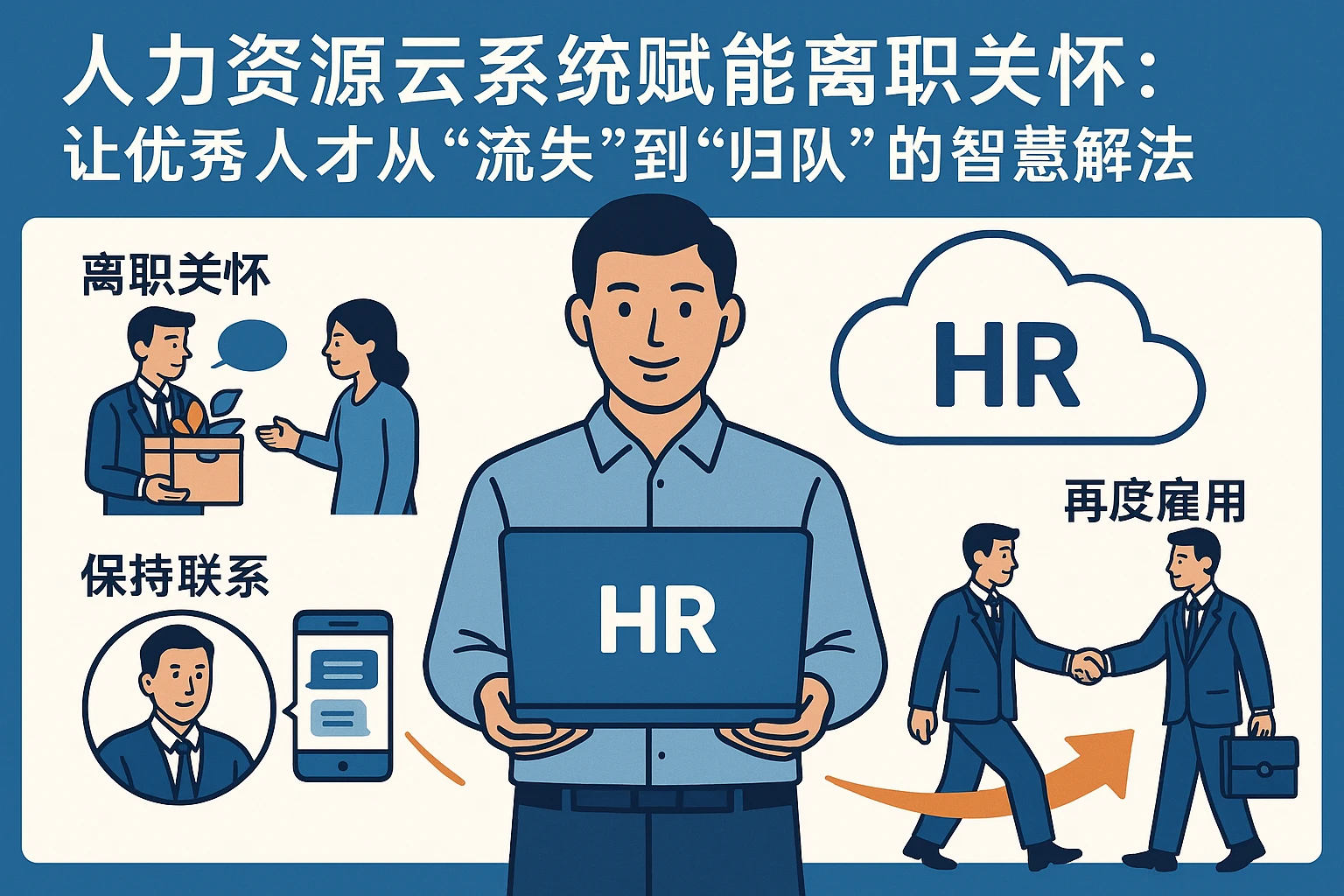 人力资源云系统赋能离职关怀：让优秀人才从“流失”到“归队”的智慧解法