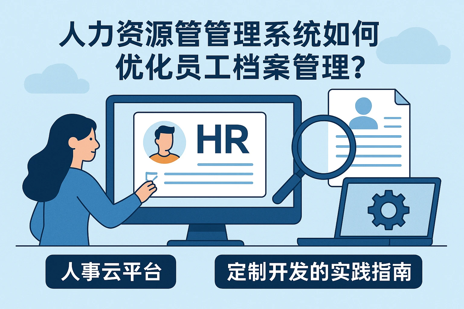 人力资源管理系统如何优化员工档案管理？人事云平台与定制开发的实践指南