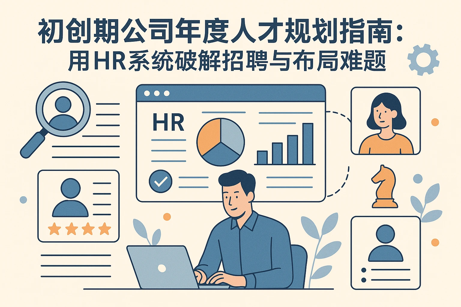 初创期公司年度人才规划指南：用HR系统破解招聘与布局难题