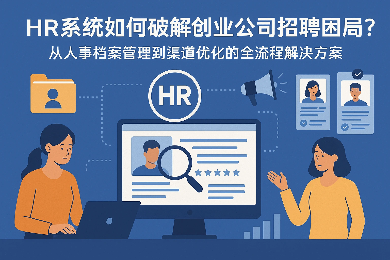 HR系统如何破解创业公司招聘困局？从人事档案管理到渠道优化的全流程解决方案