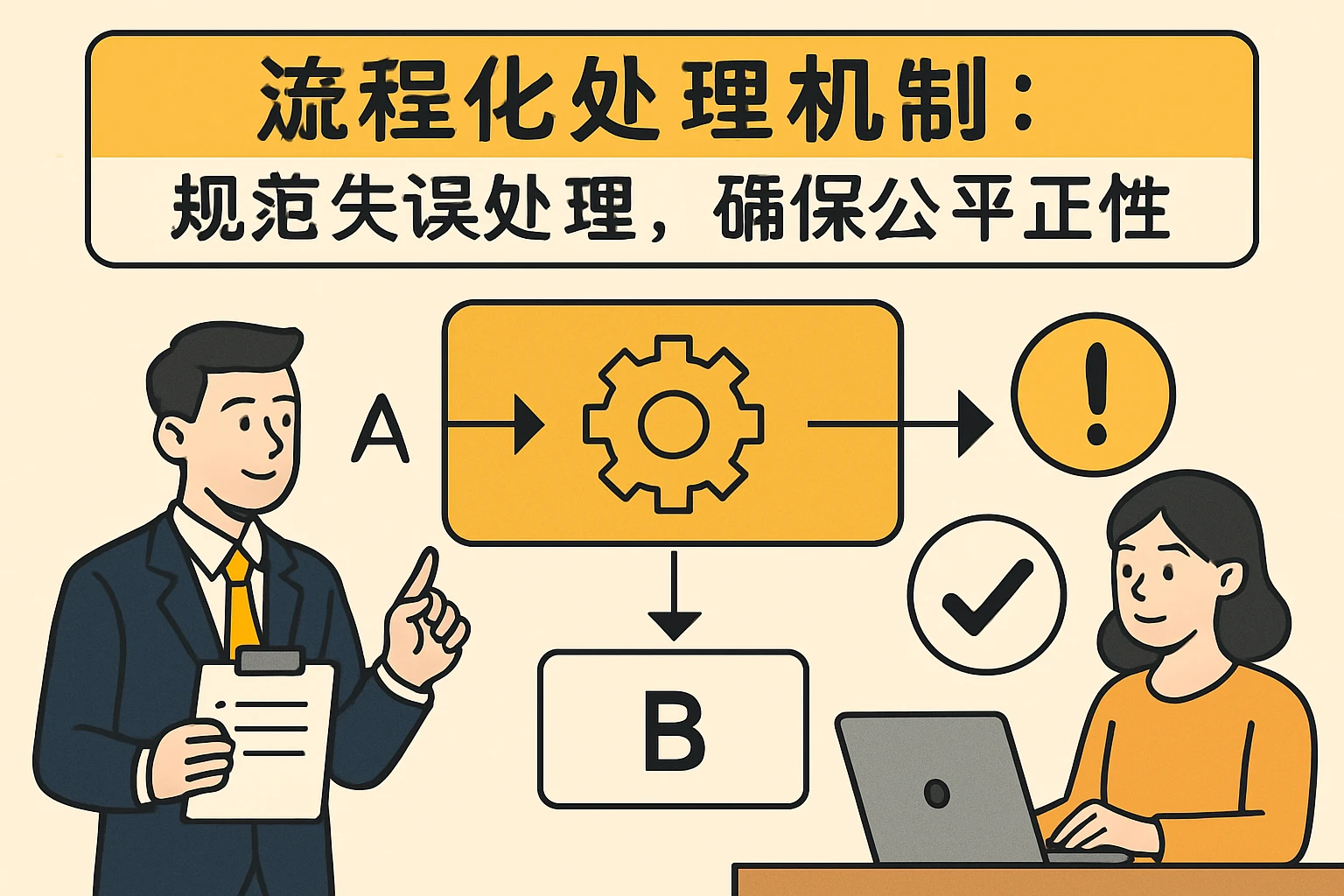 2. 流程化处理机制：规范失误处理，确保公平性