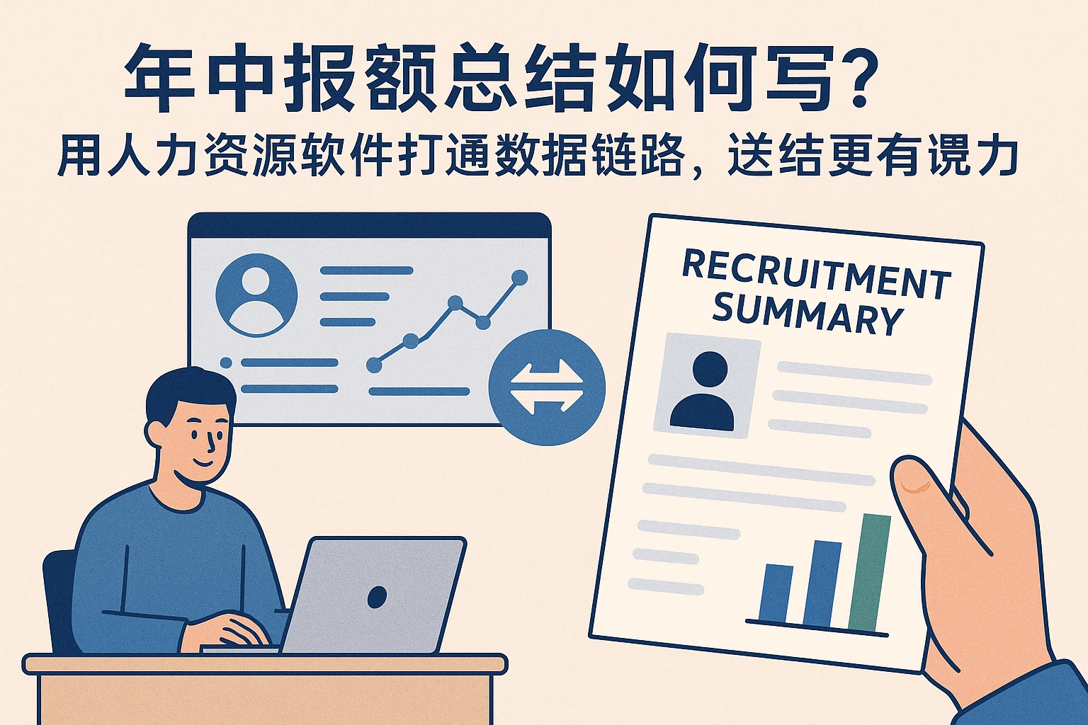 年中招聘总结如何写？用人力资源软件打通数据链路，让总结更有说服力