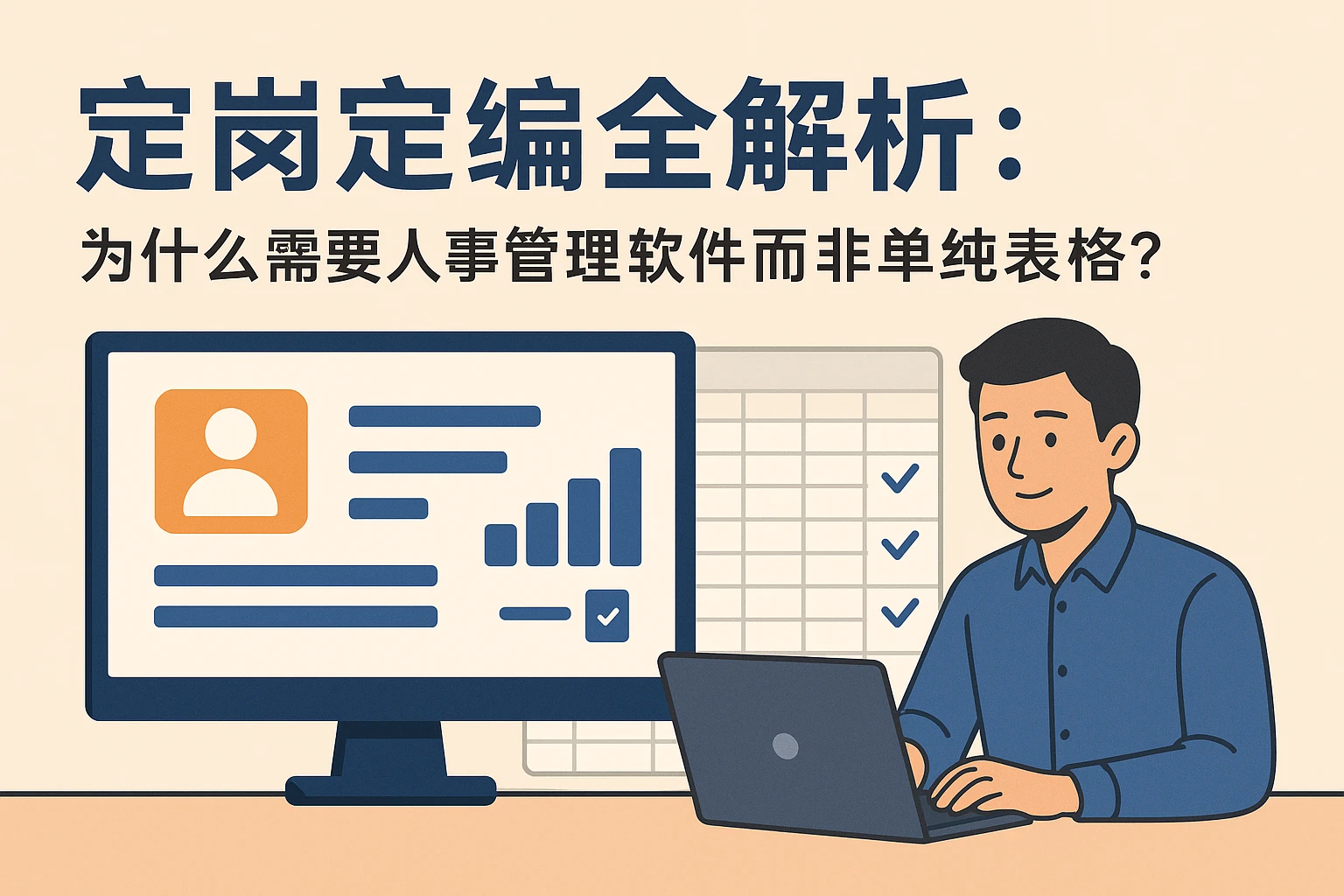定岗定编全解析：为什么需要人事管理软件而非单纯表格？