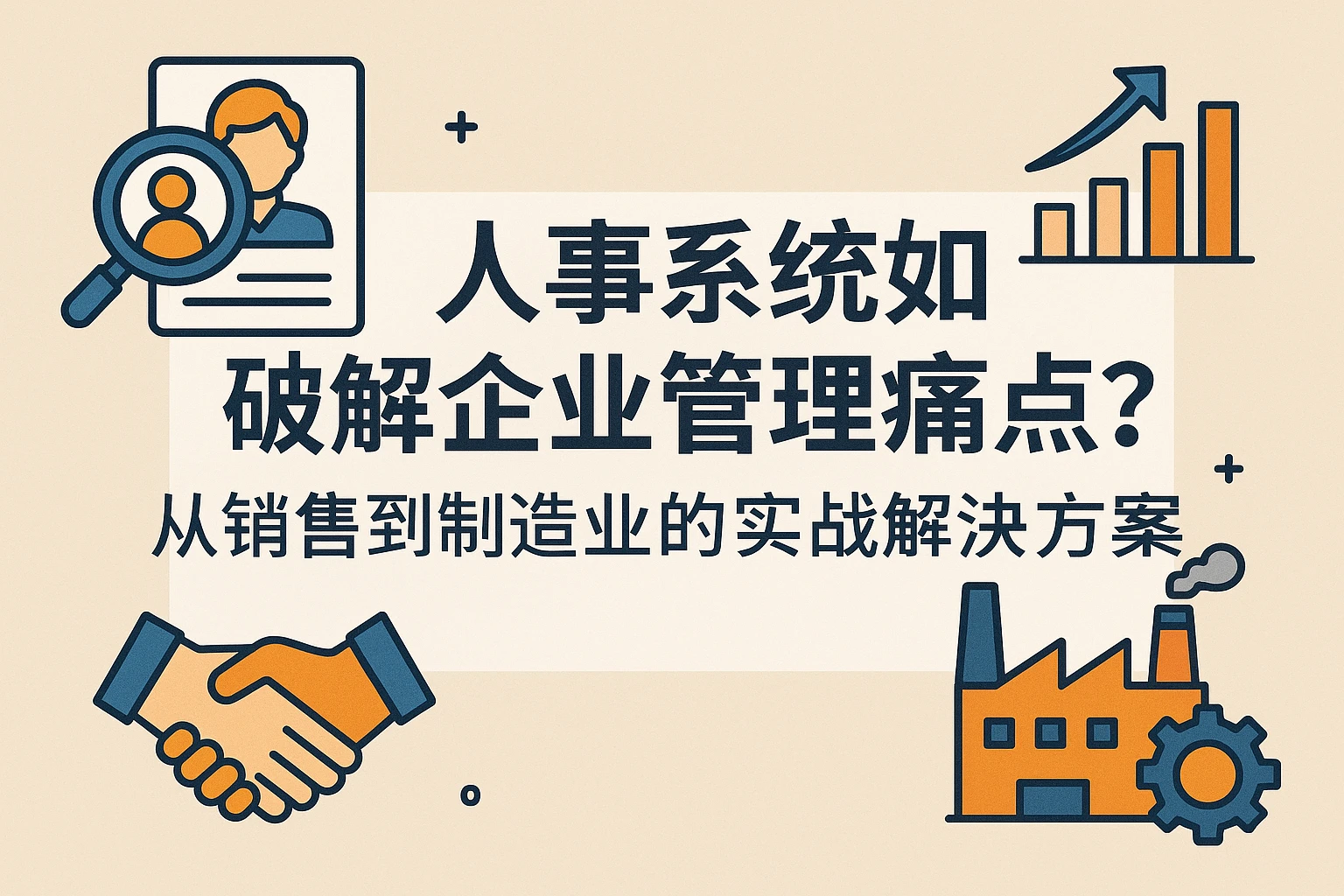 人事系统如何破解企业管理痛点？从销售到制造业的实战解决方案