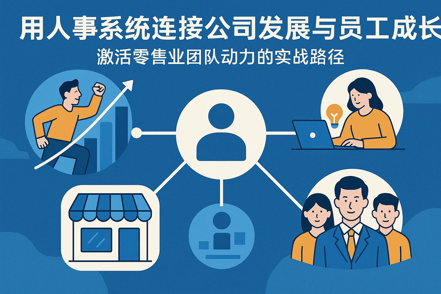 用人事系统连接公司发展与员工成长：激活零售业团队动力的实战路径