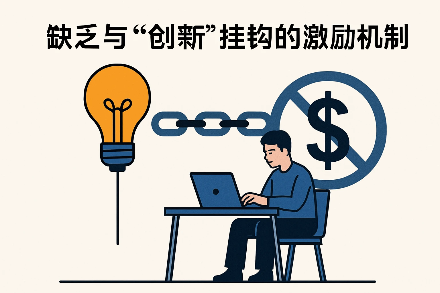 2. 缺乏与“创新”挂钩的激励机制