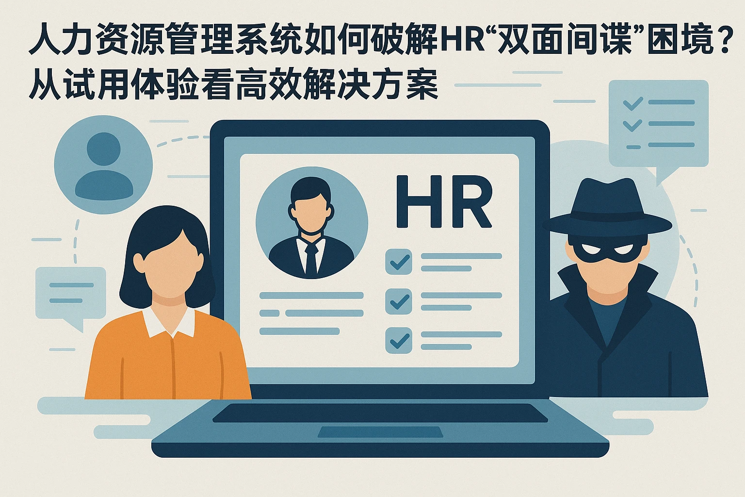 人力资源管理系统如何破解HR“双面间谍”困境？从试用体验看高效解决方案