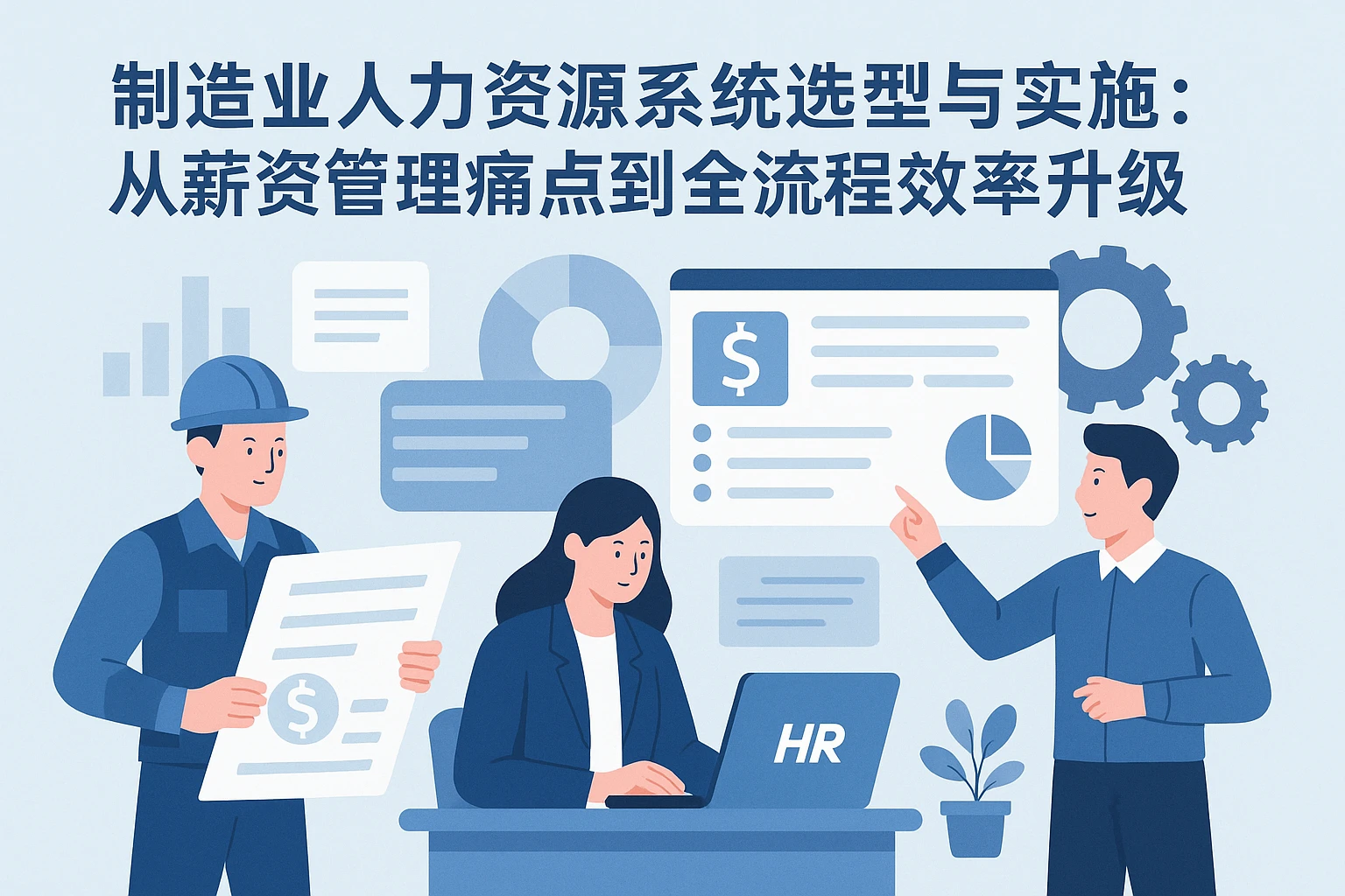 制造业人力资源系统选型与实施：从薪资管理痛点到全流程效率升级