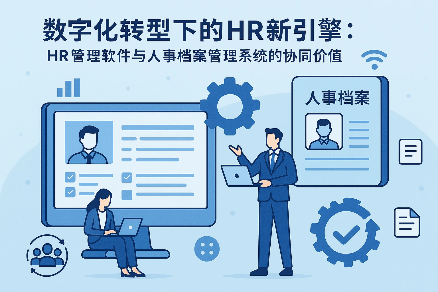 数字化转型下的HR新引擎：HR管理软件与人事档案管理系统的协同价值