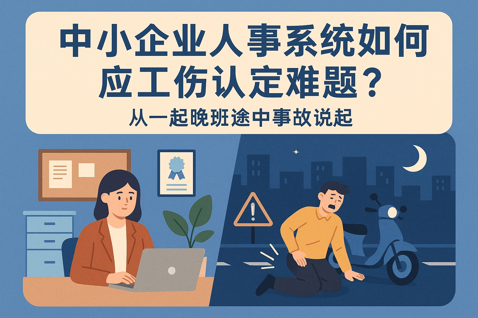 中小企业人事系统如何应对工伤认定难题？——从一起晚班途中事故说起