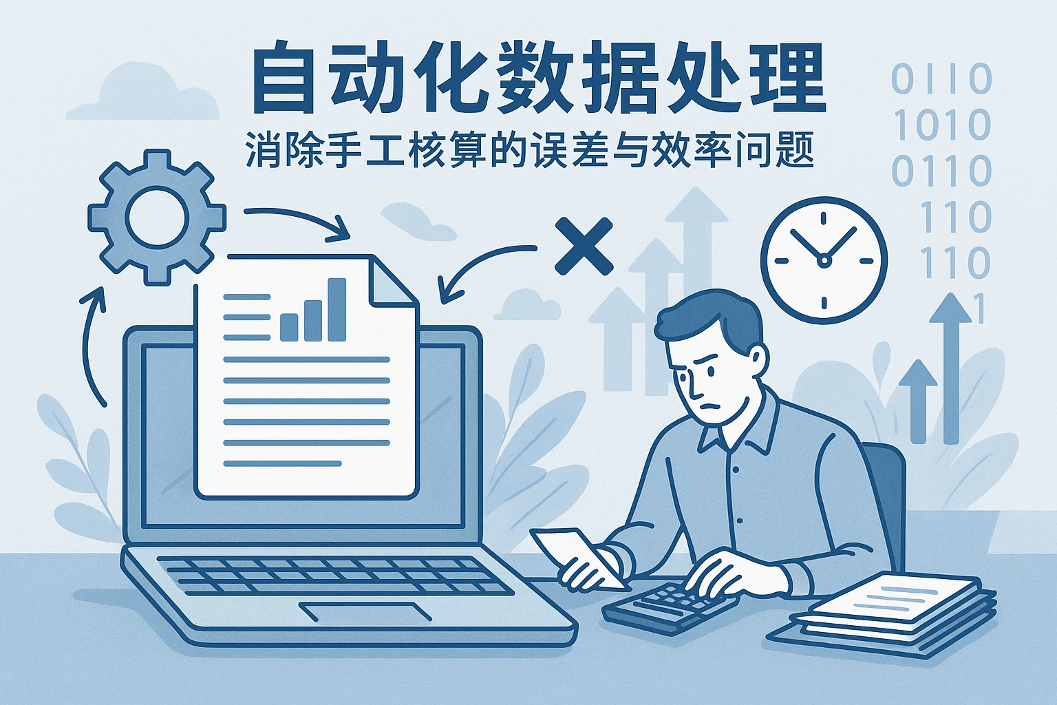 2. 自动化数据处理：消除手工核算的误差与效率问题