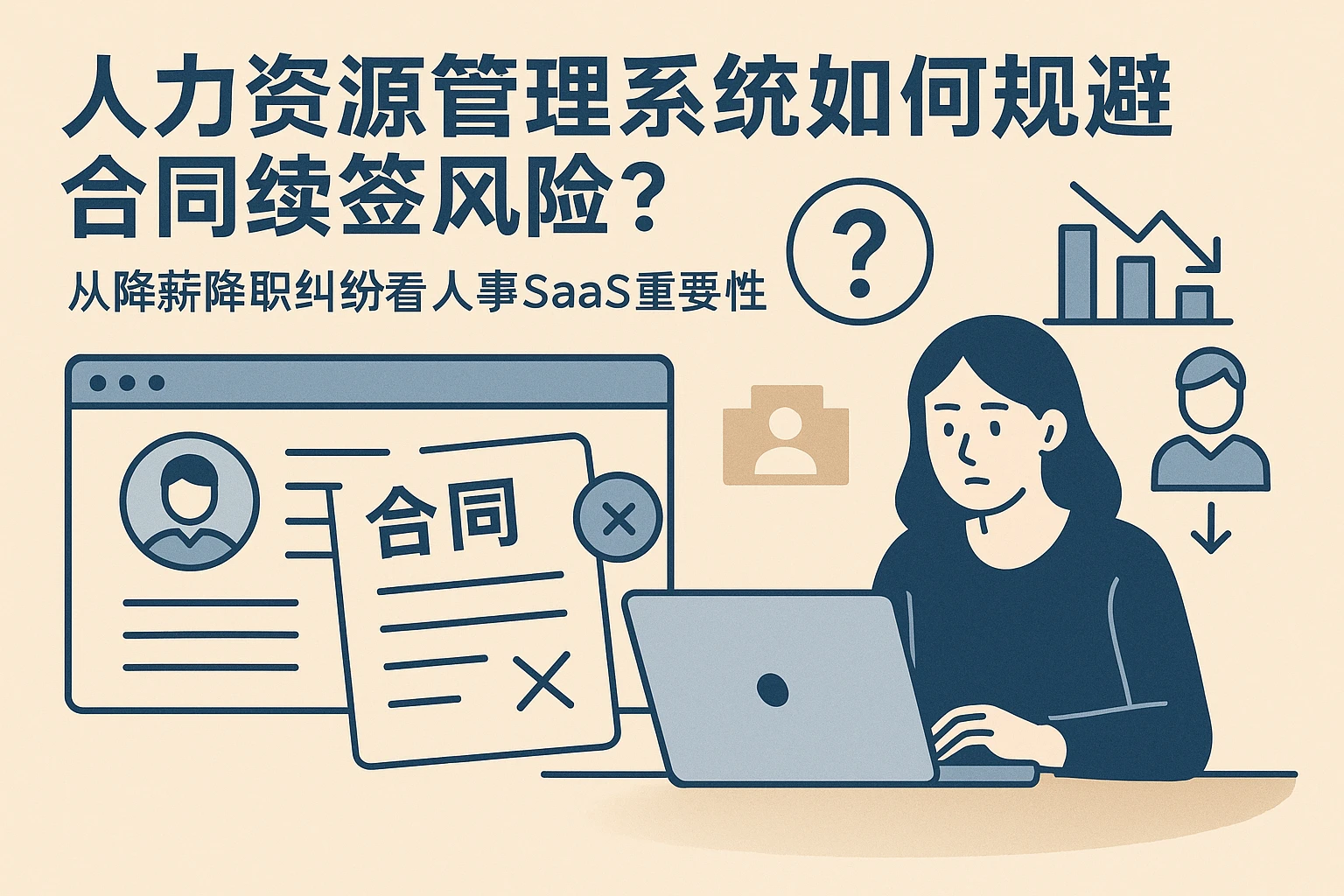 人力资源管理系统如何规避合同续签风险？从降薪降职纠纷看人事SaaS的重要性