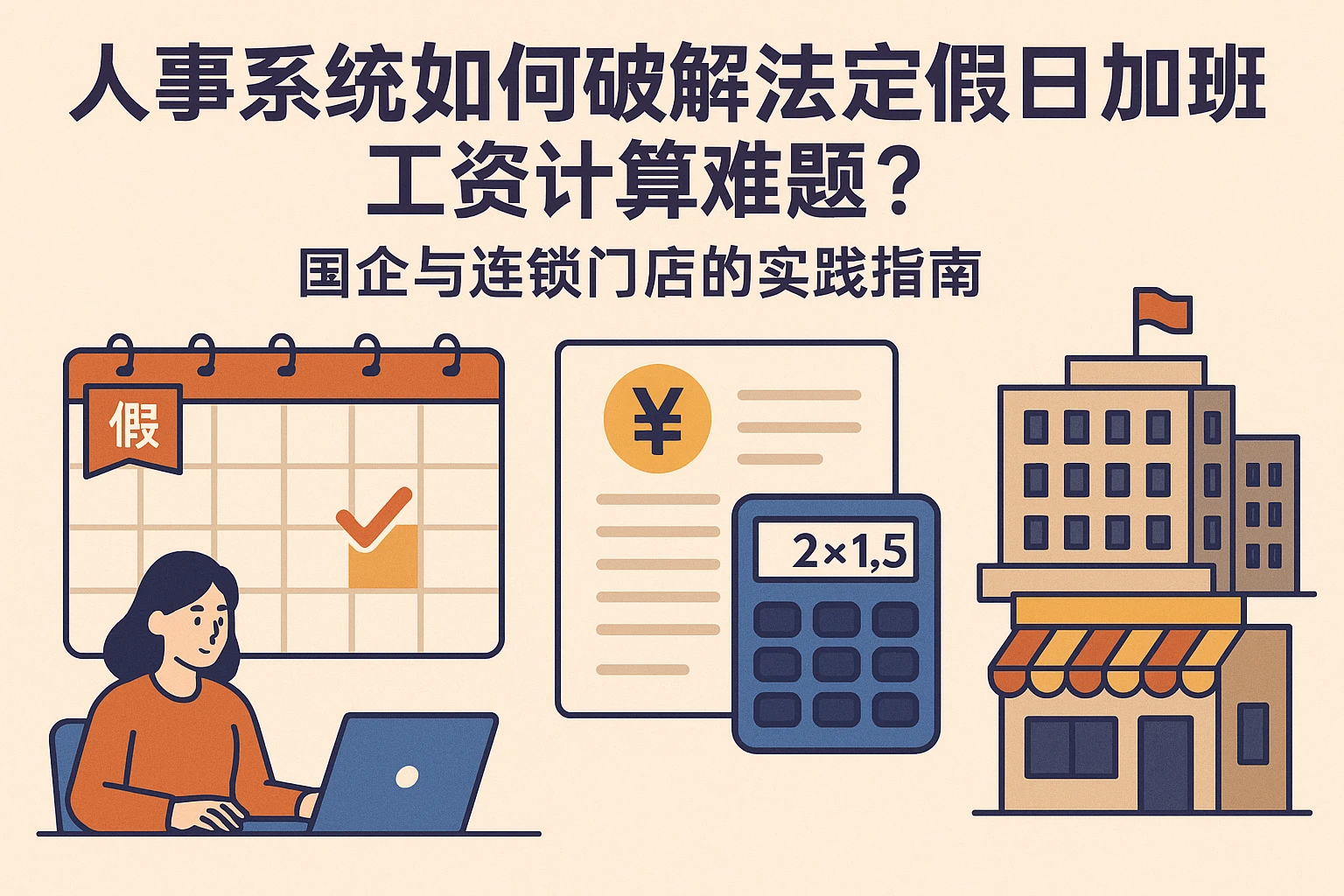 人事系统如何破解法定假日加班工资计算难题？国企与连锁门店的实践指南
