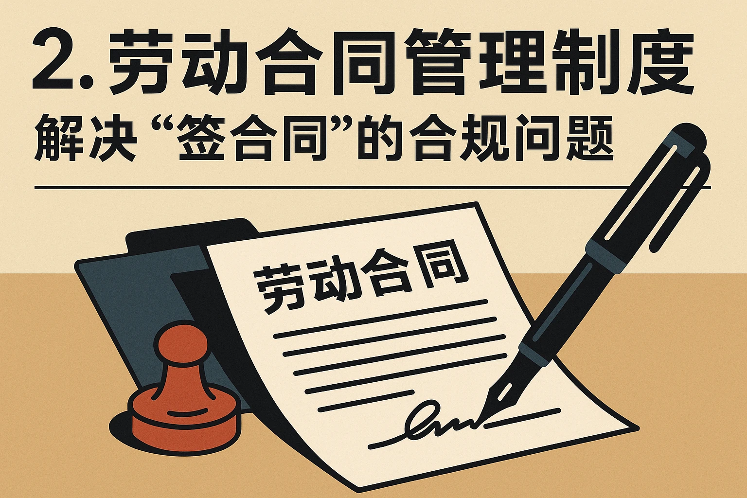 2. 劳动合同管理制度：解决“签合同”的合规问题