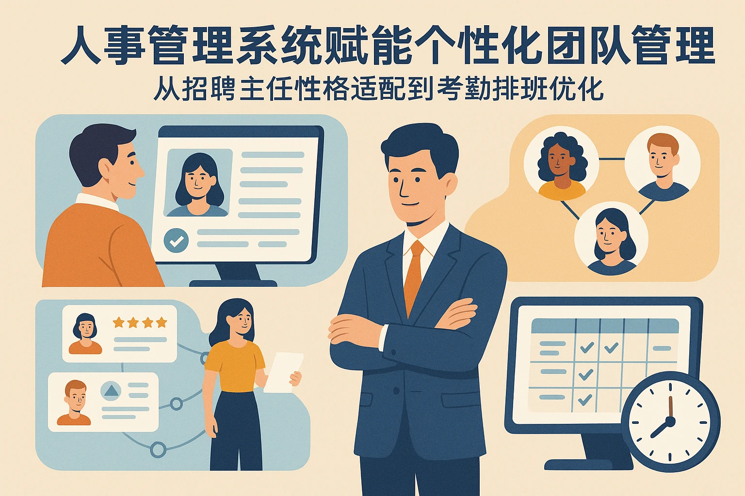 人事管理系统赋能个性化团队管理：从招聘主任性格适配到考勤排班优化