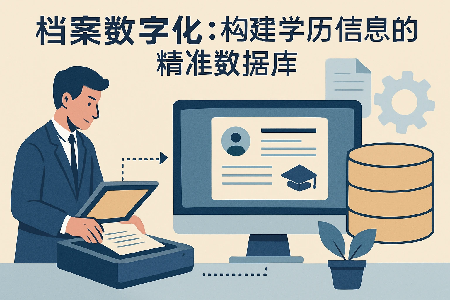 1. 档案数字化：构建学历信息的精准数据库