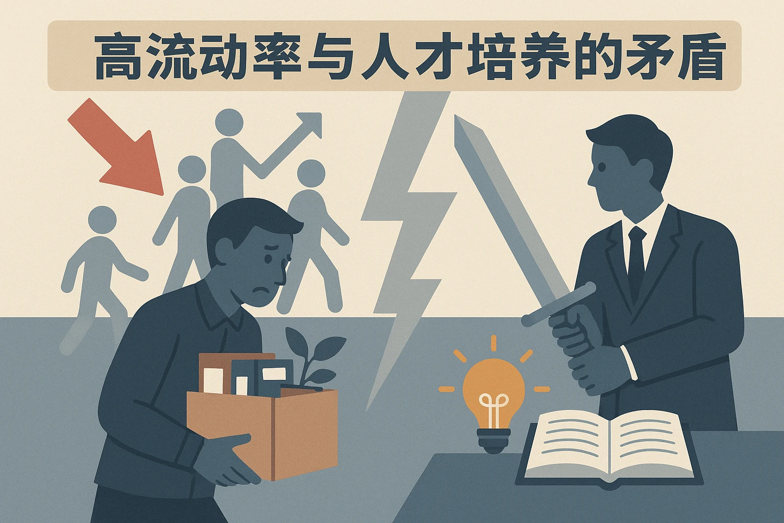 2. 高流动率与人才培养的矛盾