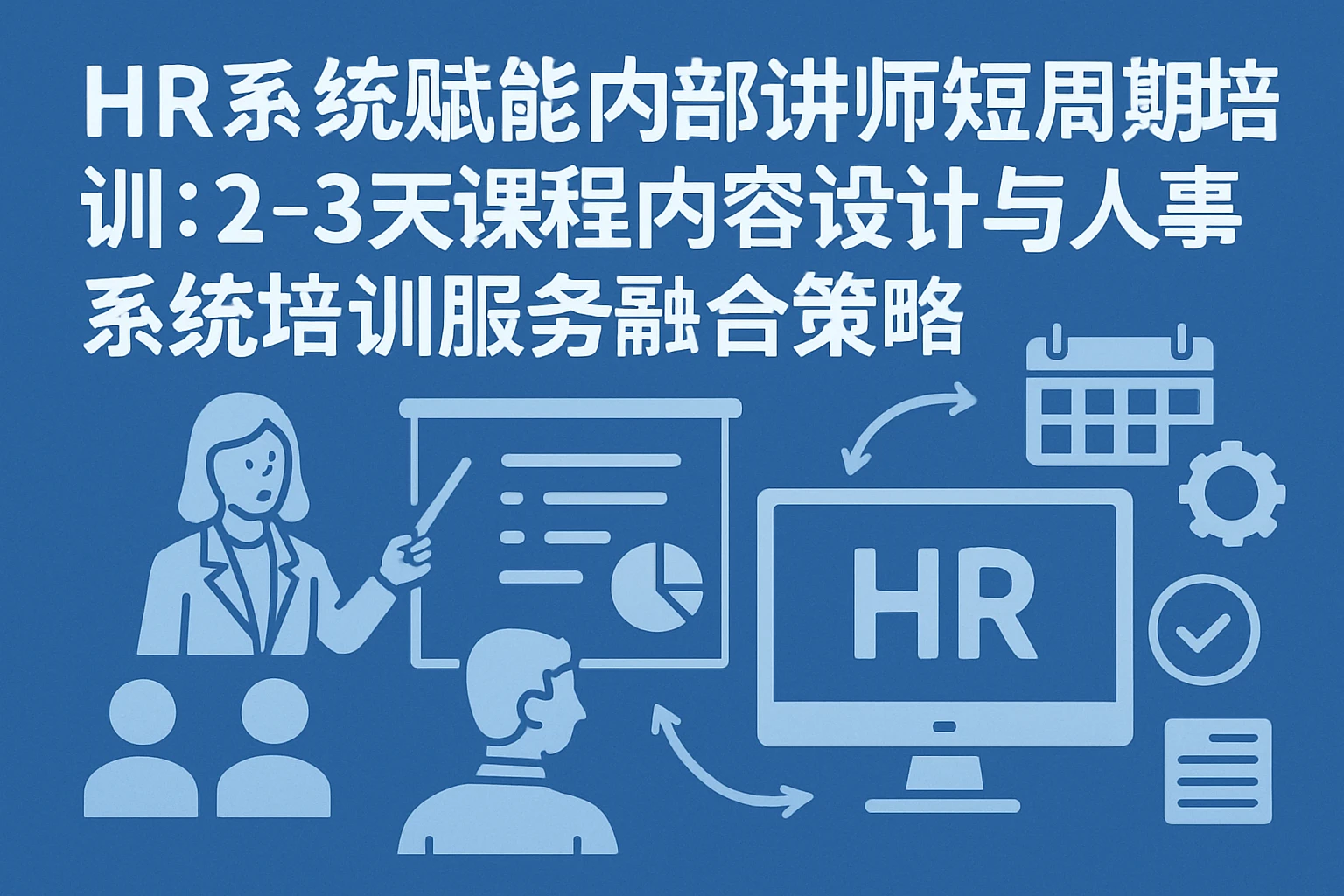 HR系统赋能内部讲师短周期培训：2-3天课程内容设计与人事系统培训服务融合策略