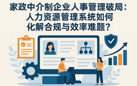 家政中介制企业人事管理破局：人力资源管理系统如何化解合规与效率难题？