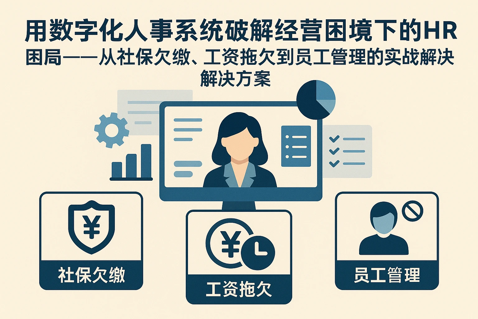 用数字化人事系统破解经营困境下的HR困局——从社保欠缴、工资拖欠到员工管理的实战解决方案