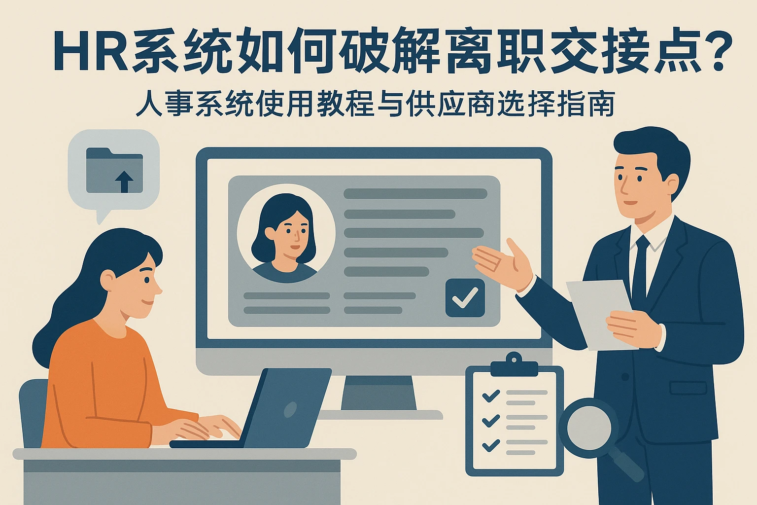 HR系统如何破解离职交接痛点？人事系统使用教程与供应商选择指南